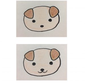 年賀状18年戌年 かわいい犬のイラストを手書きで 簡単な書き方